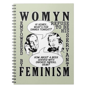 Cuaderno de humor feminista retro