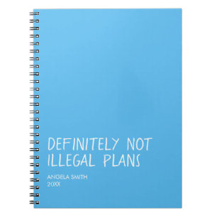 Cuaderno de humor negro divertido, Diario sarcásti