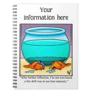 Cuaderno de humor para acuarios divertidos