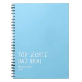 Cuaderno de Ideas Malas Alto Secreto – Humor Oscur