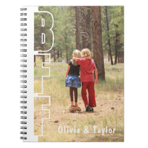 Cuaderno de Ilusión de Foto Personalizada de Amiga