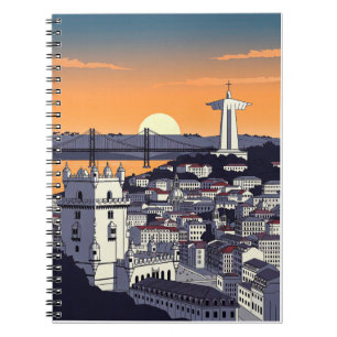 Cuaderno de ilustración de la puesta de sol de Lis