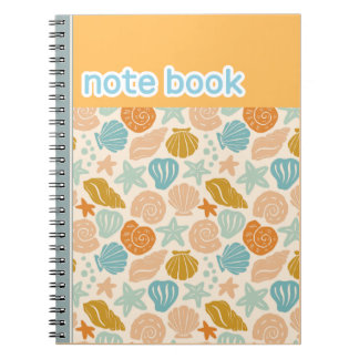 Cuaderno de ilustraciones de colección de conchas