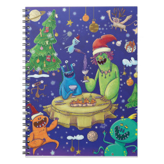 Cuaderno de ilustraciones de monstruos caprichosos