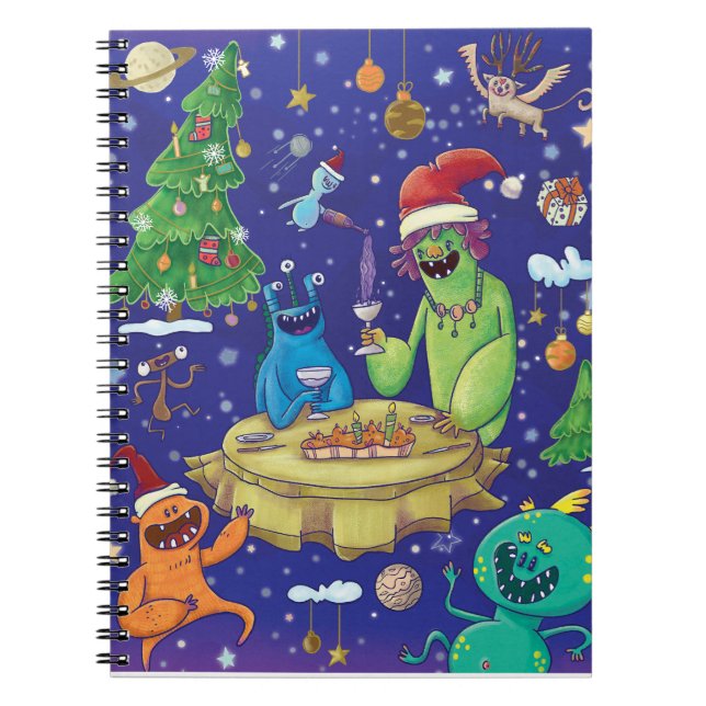 Cuaderno de ilustraciones de monstruos caprichosos (Frente)