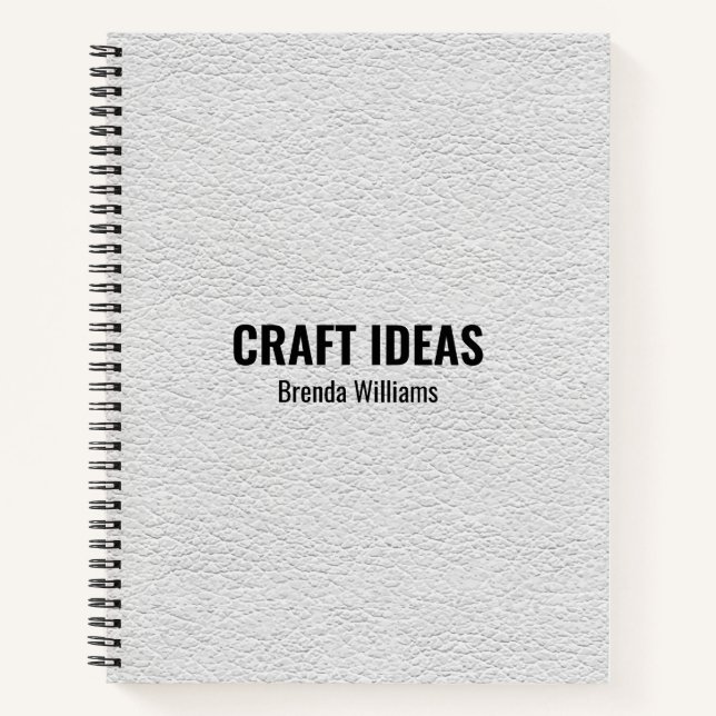 Cuaderno de imágenes de piel blanca (Anverso)