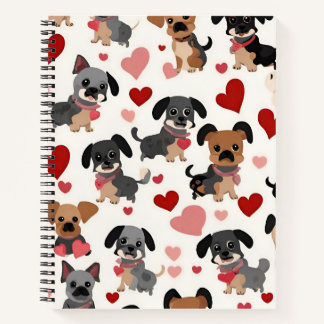 Cuaderno de impresión de cachorrito