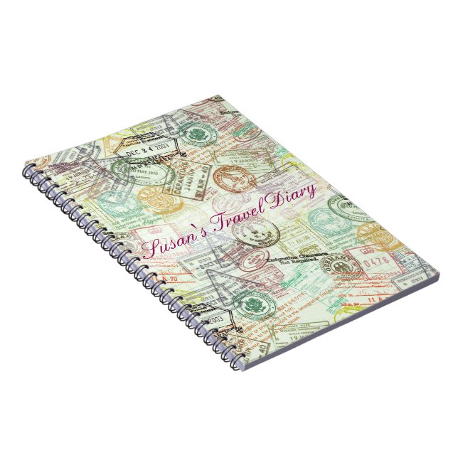 Cuaderno de impresión de sello de pasaporte (Lado Derecho)