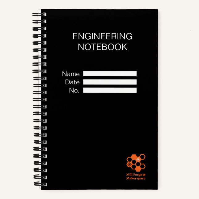 Cuaderno de Ingeniería Mill Forge (Anverso)