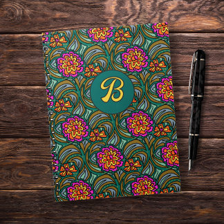 Cuaderno de Inicial Personalizada con Patrón de Ar