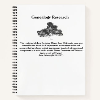 Cuaderno de investigación sobre árboles familiares
