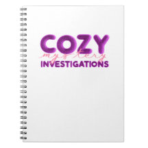 Cuaderno de investigaciones de misterio acogedor