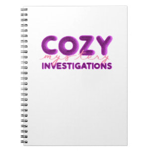 Cuaderno de investigaciones de misterio acogedor