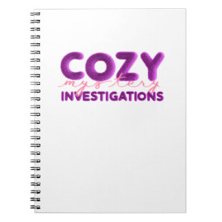 Cuaderno de investigaciones de misterio acogedor