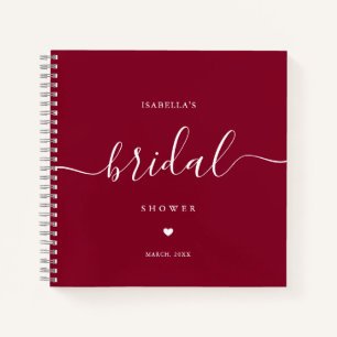 Cuaderno de invitados para despedida de soltera en