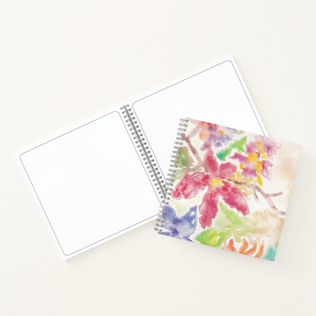 Cuaderno de jardín botánico espiral de tapa blanda (Interior)