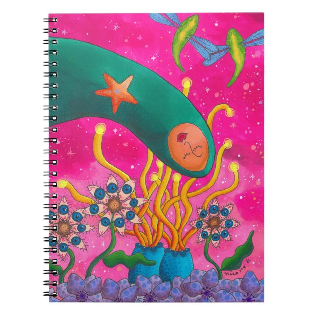 Cuaderno de jardín de fantasía (Frente)