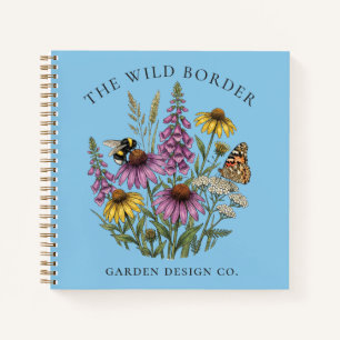 Cuaderno de jardín de polinizadores - Diario perso