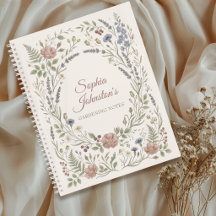 Cuaderno de jardín personalizado