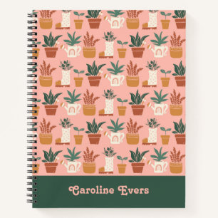 Cuaderno de jardinería personalizado