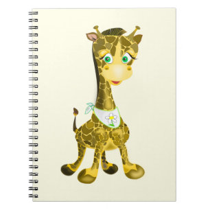 Cuaderno de jirafa linda