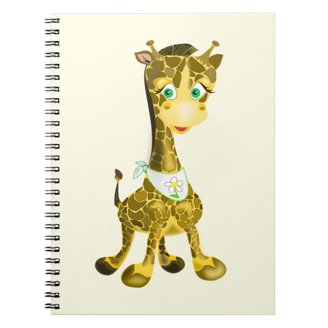 Cuaderno de jirafa linda (Frente)