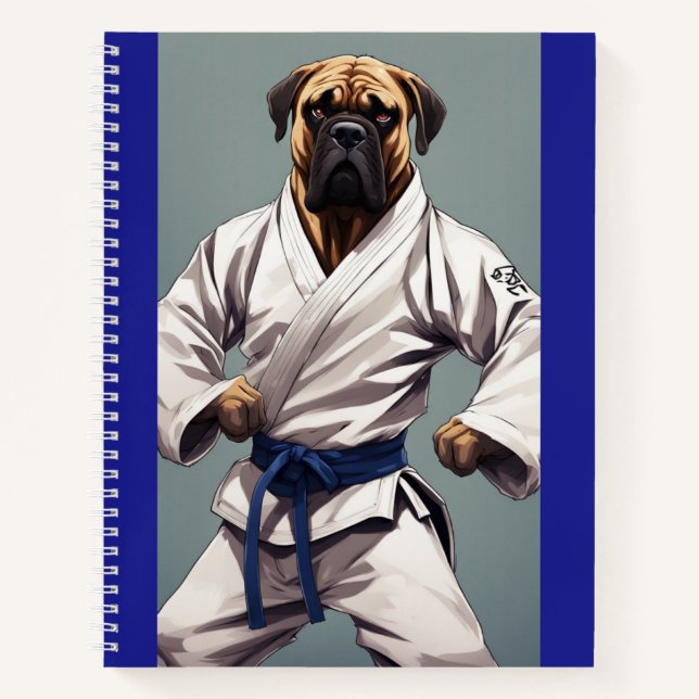 Cuaderno de karate Bullmastiff (Anverso)