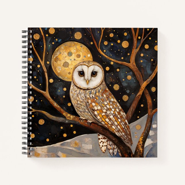 Cuaderno de Klimt Owl/Sketchbook (Anverso)