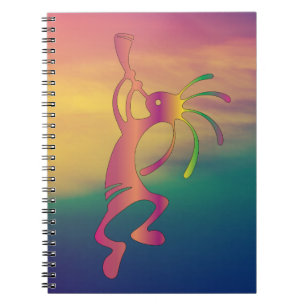 Cuaderno de Kokopelli del suroeste colorido