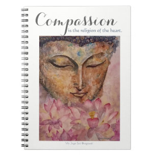 Cuaderno de la acuarela de Buda de la inspiración