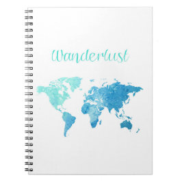 Cuaderno de la acuarela del Wanderlust
