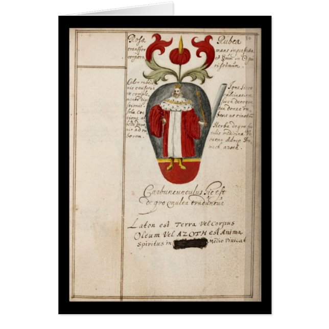 Cuaderno de la alquimia por la placa 15 de Juan (Frente)