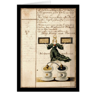 Cuaderno de la alquimia por la placa 4 de Juan