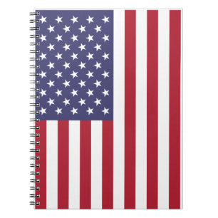 Cuaderno de la bandera americana