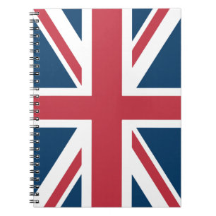 Cuaderno de la bandera británica Union Jack