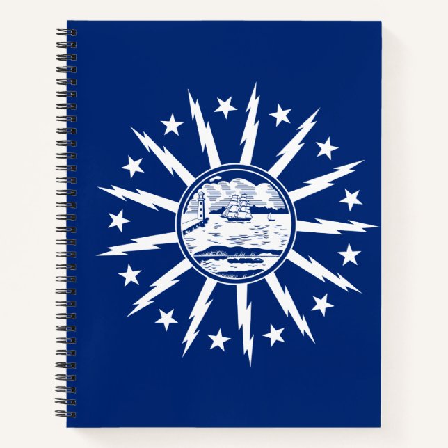 Cuaderno de la bandera de Búfalo, Nueva York (Anverso)