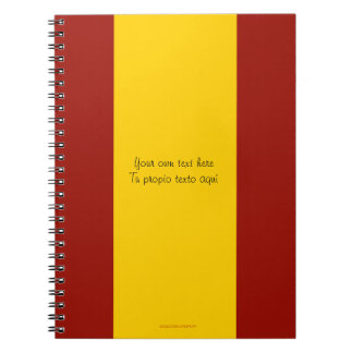 Cuaderno de la bandera de España