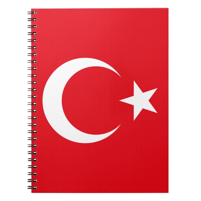 Cuaderno de la bandera de Turquía (Frente)