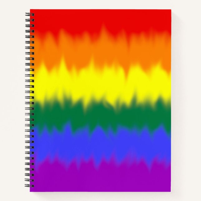 Cuaderno de la bandera LGBT+ (Anverso)
