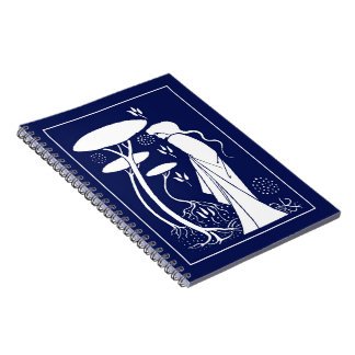 Cuaderno de la bruja de Nouveau del arte