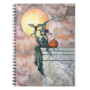 Cuaderno de la bruja del gato loco