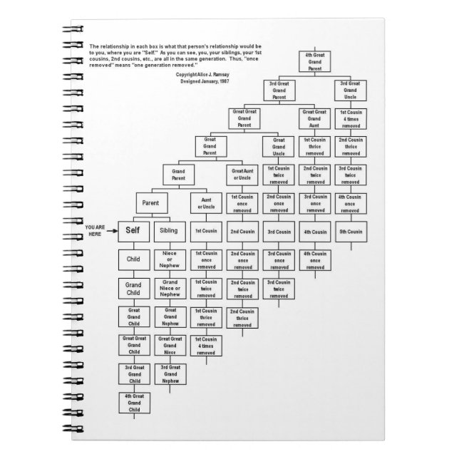 Cuaderno de la carta del primo de Alicia J Ramsey (Frente)