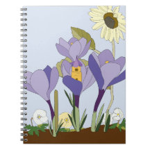 Cuaderno de la casa de hadas de crocus
