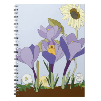 Cuaderno de la casa de hadas de crocus