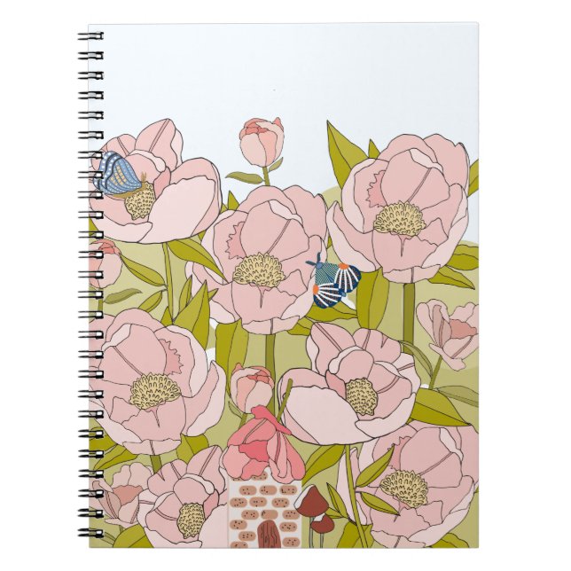 cuaderno de la casa de hadas de peonía (Frente)