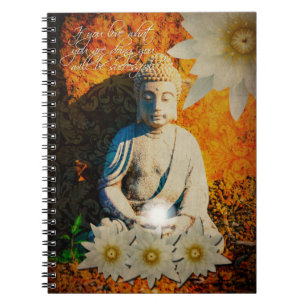 Cuaderno de la cita de Buda