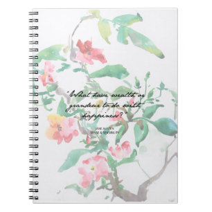 Cuaderno de la cita de los rosas de la acuarela de