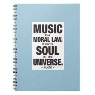 Cuaderno de la cita de Platón