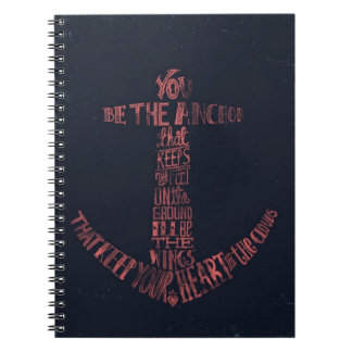Cuaderno de la cita del ancla