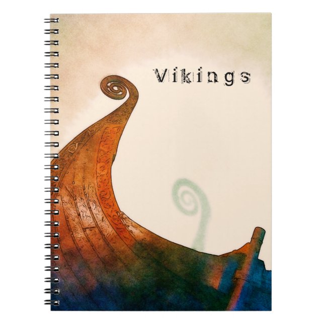 Cuaderno de la cola de Viking Longship (Frente)